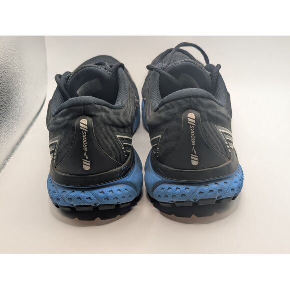 Brooks Ghost 13 Running Shoes Black/Blue Men\'s Size 13 D main image 4